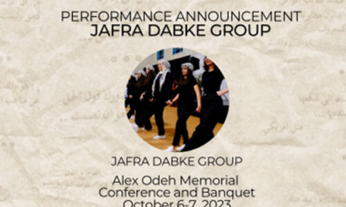 Performance Announcement: Jafra Dabke Group to Perform at the Alex Odeh Memorial Banquet