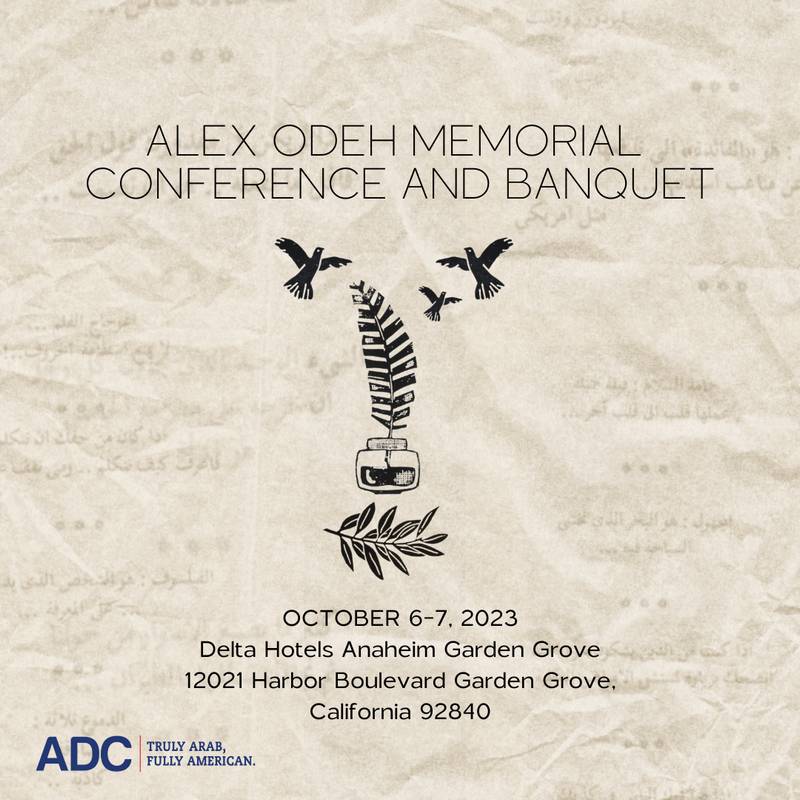 Schedule and Highlights – Alex Odeh Conference & Memorial Banquet image