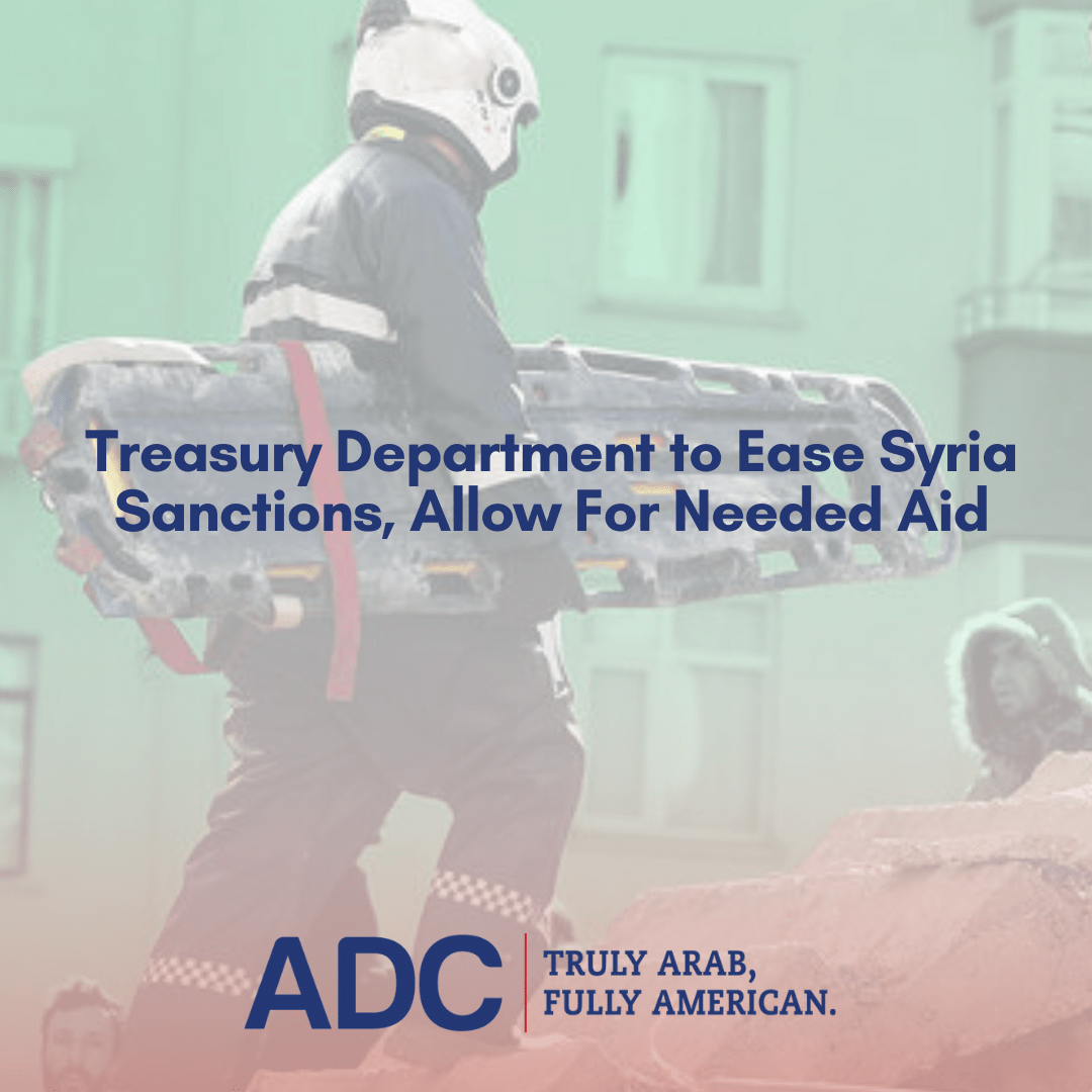 Treasury Department to Ease Syria Sanctions, Allow For Needed Aid image