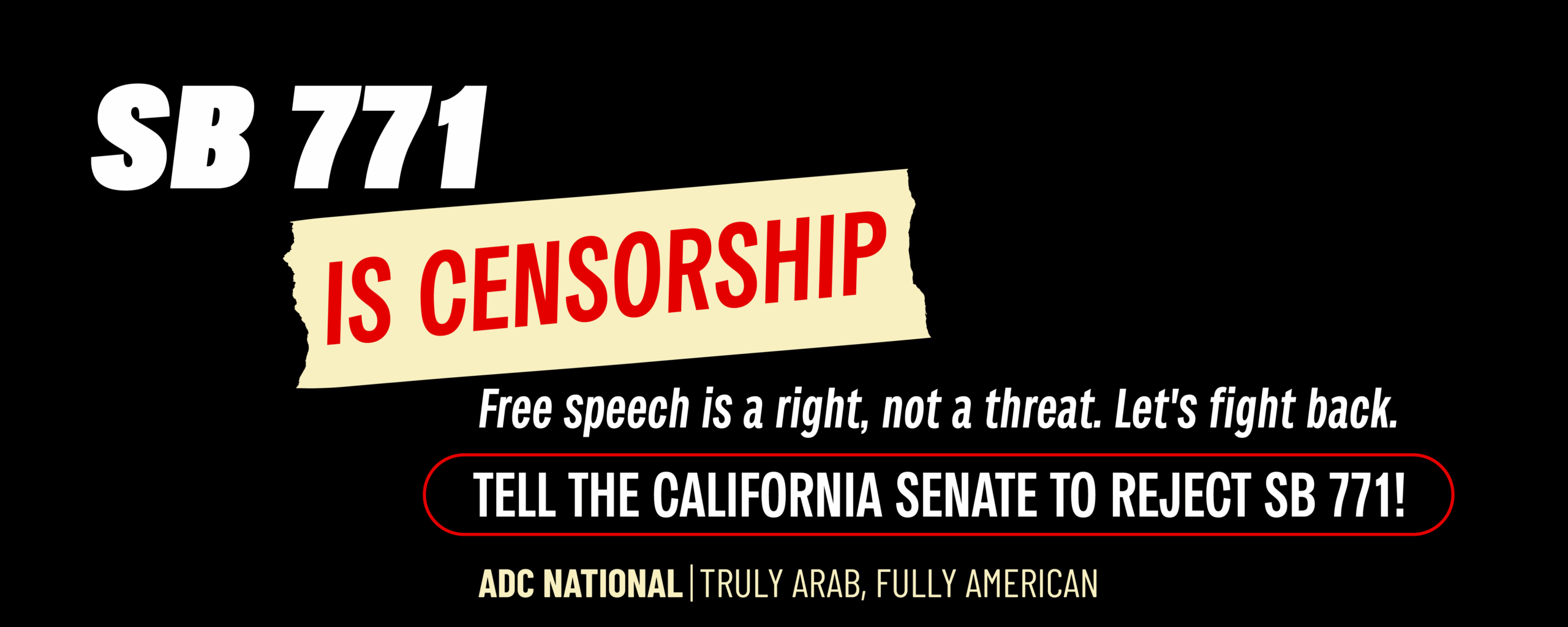 ADC Leads Coalition of Over 50 Organizations to Oppose California SB 771 image