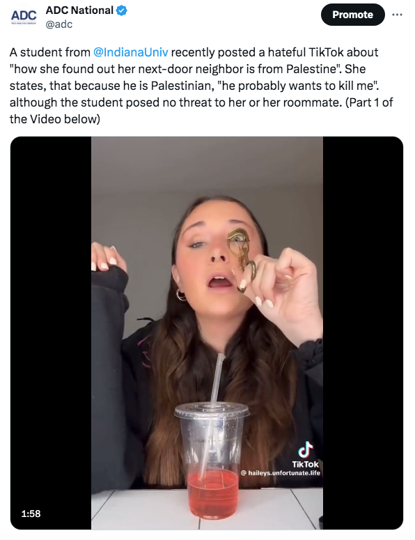 ADC Demands Investigation into Threat Against Palestinian University Student image