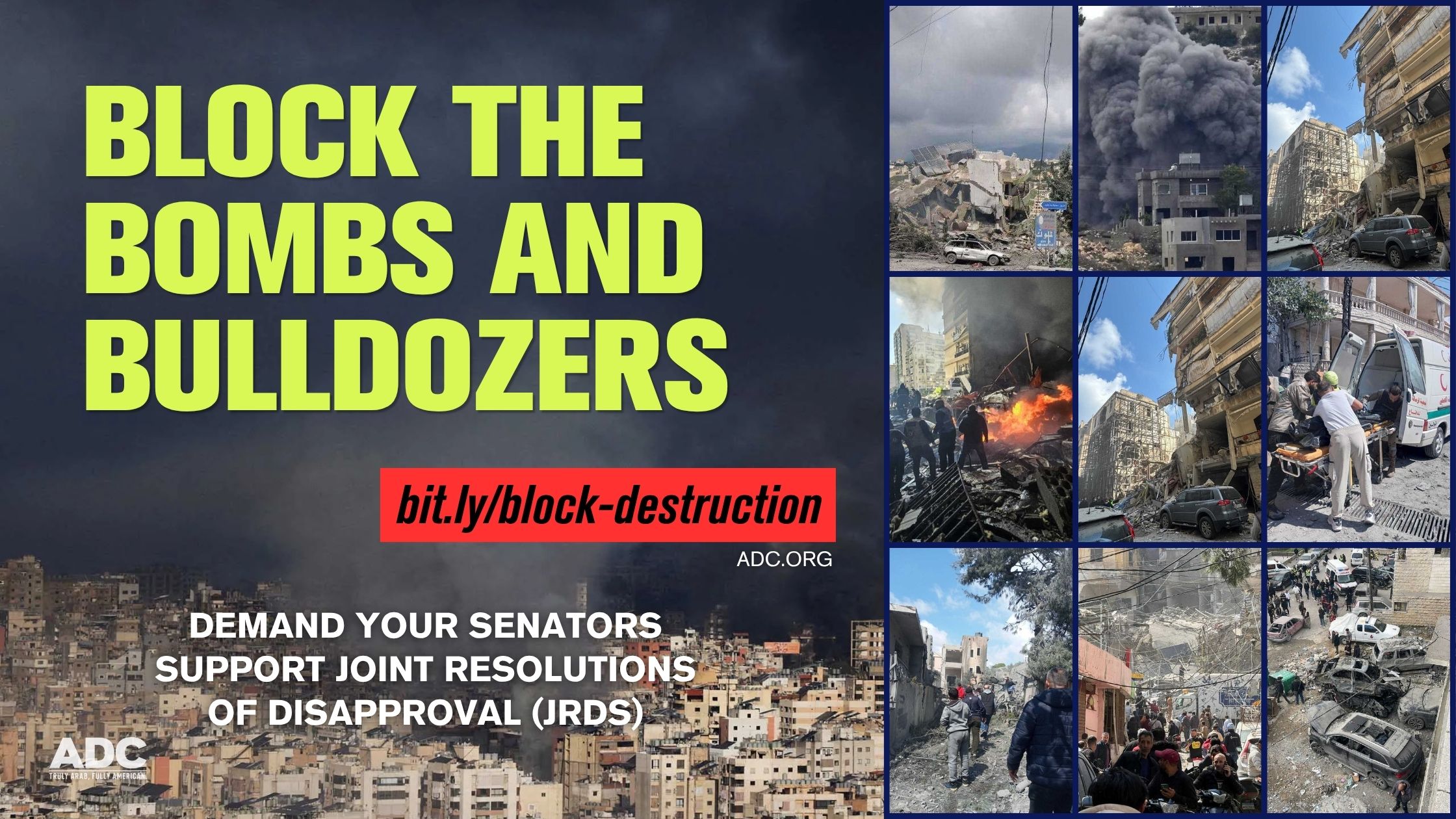 JRDS 2026 - BLOCK BULLDOZERS BLOCK THE BOMBS