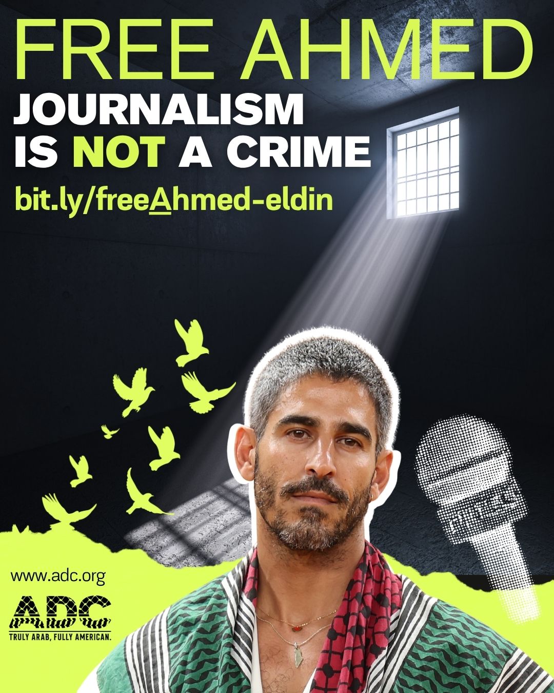 U.S. CITIZEN & JOURNALIST HELD FOR 6 WEEKS. WHERE IS THE OUTRAGE? image