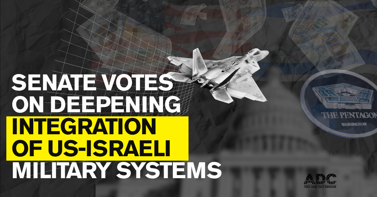 Demand Senate vote NO on the NDAA provisions expanding U.S.-Israel military integration image